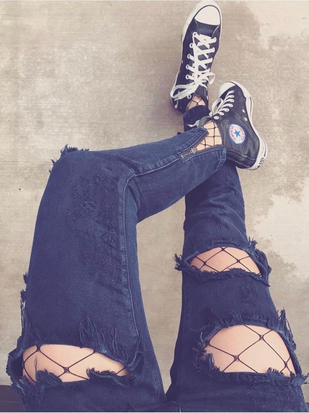 One Teaspoon Trashed Freebirds Distressed Jeans